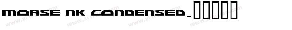 Morse NK Condensed字体转换